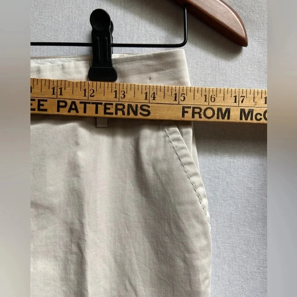 Peserico Cream Cropped Ankle Pants NWOT condition 100% cotton - Picture 14 of 14